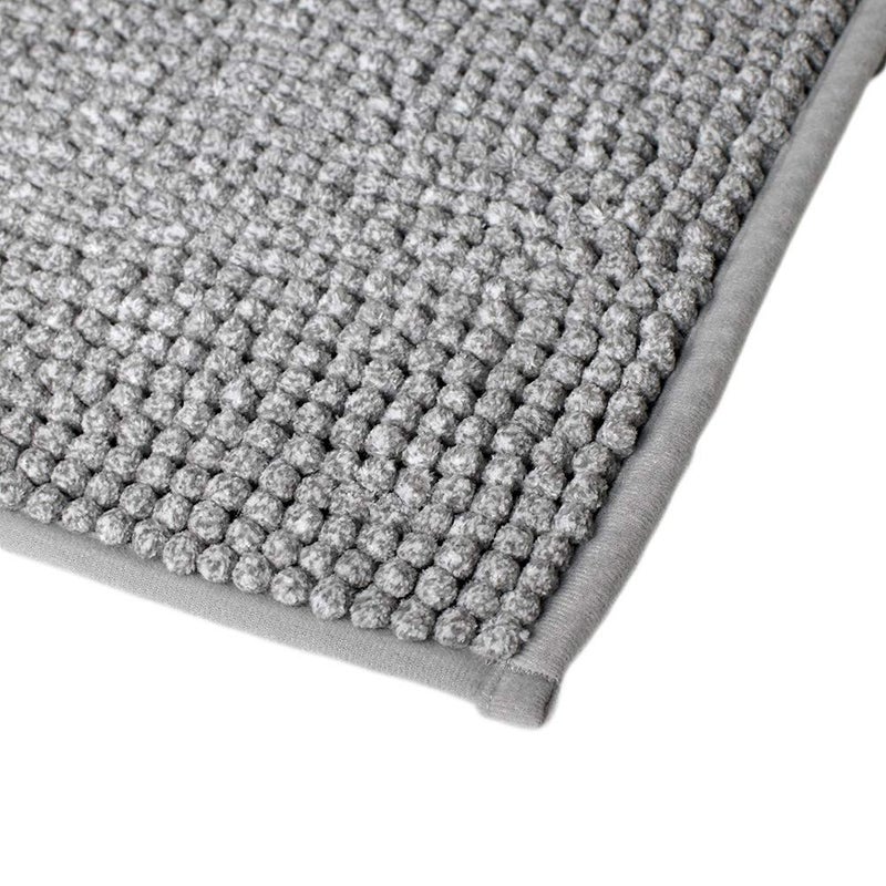 Toftbo IKEA Supersoft Bath Shower Mat Rug Bathtub Bathroom Floor TOFTBO 16 x 24 (Gray-White Melange) - Image 2